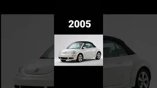 Evolution of Volkswagen Beetle (1940~2050) #shorts