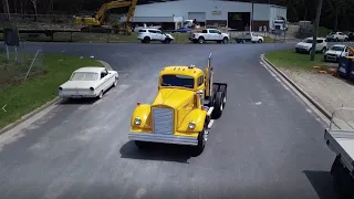 This restored 1955 White WC28 truck in Australia is AMAZING