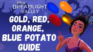 Complete Guide to Gold, Orange, Red and Blue Potato's | Disney Dreamlight Valley