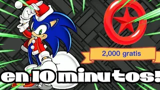 como tener más De 2,000 ring rojas en menos de 10 minutos en Sonic forces  GRATIS!