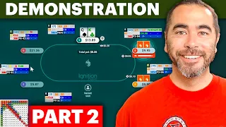 30-minute Demonstration of the KISS Preflop Ranges for Online Poker Cash Games - Part 2