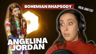 Vocal Coach Reacts to ANGELINA JORDAN Bohemian Rhapsody | Jennifer Glatzhofer