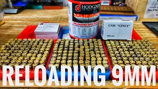 A Dummy Reloads 9mm With Berrys 115gr Plated Bullets Using Hodgdon Longshot And Unis Ginex Primers