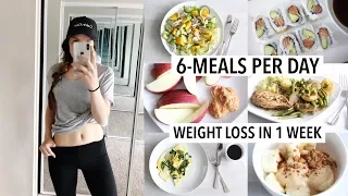 WHAT I EAT IN A WEEK TO LOSE WEIGHT (+ Results!) | 6 Meals-per-day, Meal prep ideas