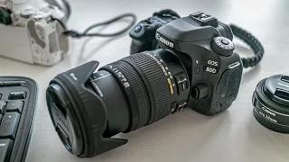 Стрим #54: CANON 80D (+ Sigma 17-70mm f/2.8-4 OS HSM) всё меню и аукцион; новости.