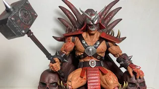 Mortal Kombat Storm Collectibles Shao Kahn Bloody Edition 1/12 Scale Action Figure Review