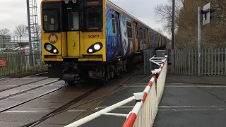 (Unseen Video) Leasowe Station Level Crossing (Merseyside) 18/02/2020