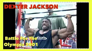 DEXTER JACKSON - SHOULDER/ARMS WORKOUT - BATTLE FOR THE OLYMPIA 2001 DVD