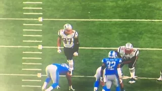 Rob Gronkowski with devastating block