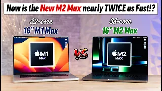 M1 Max vs M2 Max 16" MacBook Pro: Apple wasn't kidding.. 🤯