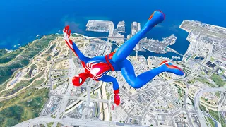 GTA 5 Epic Water Ragdolls Spiderman Vs Minions, Hulk, Squid Dolls, Gorilla, King Kong