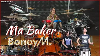 Boney M - Ma Baker - Bobby Farrell | Drum & Percussion cover by Kalonica Nicx