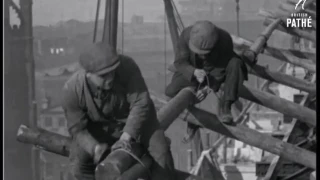 Construction of India Buildings (Holt Building), Liverpool in 1926