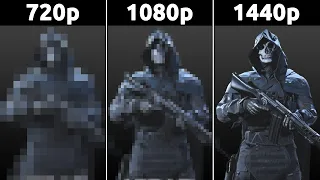 720p vs. 1080p vs. 1440p — FPS in Call of Duty Warzone