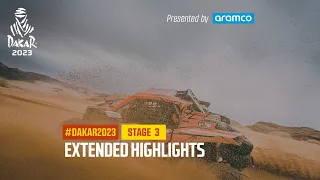 Extended highlights of Stage 3 presented by Aramco - #Dakar2023