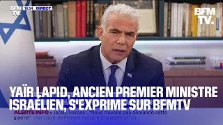 Yaïr Lapid, ancien Premier ministre israélien, est l'invité de BFMTV ce dimanche