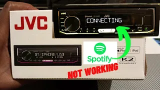 Why Spotify is not connecting to Pioneer, JVC and Kenwood Car Radios