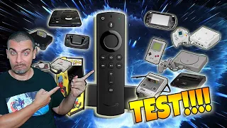 🕹️ TREMENDOUS!! AMAZON FIRE TV STICK LITE emulation TEST. A CHEAP RETRO console