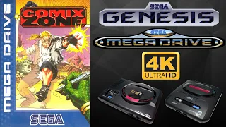 Comix Zone [SEGA GENESIS / MEGA DRIVE] Gameplay Walkthrough FULL GAME [4K60ᶠᵖˢ🔴]