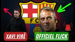 🚨OFFICIEL : XAVI VIRÉ ! HANSI FLICK PRESENTÉ LUNDI AU BARÇA ! Ce qui va APPORTÉ..