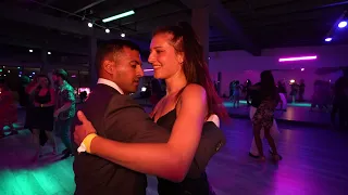 Rajiv and Danah bachata social dance