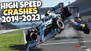 F1 HIGH SPEED CRASHES 2014 - 2023 #8