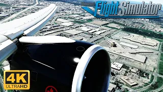 4K ULTRA Settings - Boeing 777-300ER Engine ROAR Takeoff In Montreal Microsoft Flight Simulator 2020