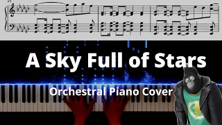 Sing 2 - A Sky Full of Stars - Orchestral Piano Cover/Tutorial with Sheets