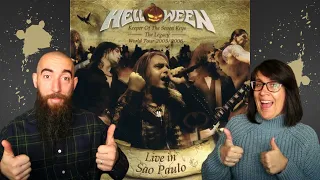 Helloween - The King For A 1000 Years (REACTION) with my wife