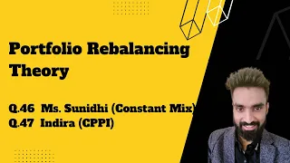 Portfolio Rebalancing Concept | Ms Sunidhi (constant mix) & Indira (CPPI) | SFM | CA Final