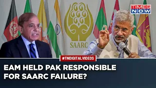 Jaishankar, Without Naming, Holds Pakistan Responsible For SAARC Failure, Vows 'No Talks Unless...'