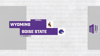 HIGHLIGHTS: Wyoming at Boise State Football 11/12/21