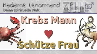 Krebs Mann & Schütze Frau: Liebe und Partnerschaft