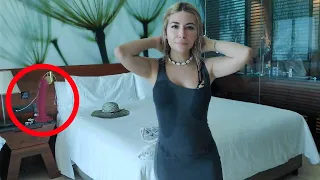 Alinity left something on her hotel table