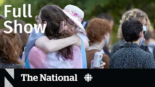 CBC News: The National | University attack, Child identified, Sue Johanson