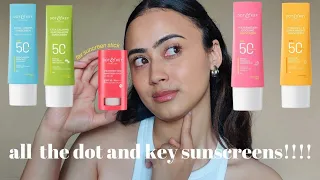 i tried ALL the *Dot & Key sunscreens* so you don't have to!!!! new d&k sunscreen stick review 🍓