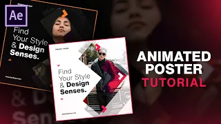 Motion Graphic Social Media Poster in After Effects - हिंदी