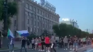 Митинг в Хабаровске