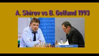 Epic chess game : Shirov vs Gelfand 1993