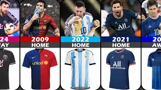 WHO ARE MESSI'S FANS? - Lionel Messi's Legendary Jersey Throughout His Career (2005 - 2024)