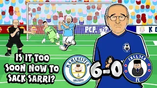 😲6-0! SARRI SACKED?!😲 (Man City vs Chelsea Parody Goals Highlights)