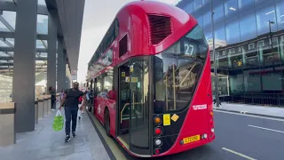 London Bus Ride | TfL Route 205 Paddington to Bow Church | West to East via Central London