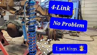 Square Body, K-10 rear 4 Link Install, Bob Build Part 1!