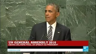 REPLAY - Watch Barack Obama final UN speech as US president