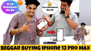 Beggar Buying Iphone 13 Pro Max Prank In INDIA 🇮🇳😂 | भिखारी ने खरीदा Iphone @FitnessMasterDeepak