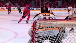 Tuukka Rask robs Patrick Sharp with the great save June 22 2013 HD Game 5