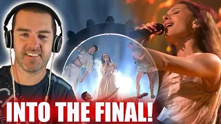 Eden Golan REACTION! - ''Hurricane'' LIVE - Israel Second Semi Final   (Eurovision 2024)