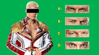 Can You Guess the RIGHT EYES of WWE Superstars? 👀🤔