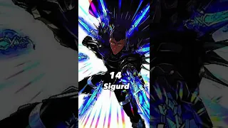 Top 17 Strongest Saber Class Servant (my opinion) (up to lostbelt 6)