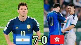 Argentina vs Hong Kong 7-0 | Extended highlights & All Goals | Friendly match 2014